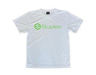 UNITED SUPLEXドライTシャツ（ホワイト×ライトグリーン）